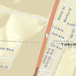 Yorkville Ohio Street Map