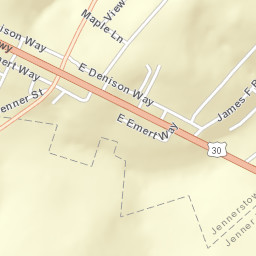 1637 Lincoln Highway, Jennerstown, PA Street Map