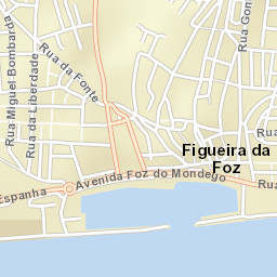 Figueira da Foz Street Map