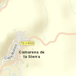 Camarena de la Sierra Street Map