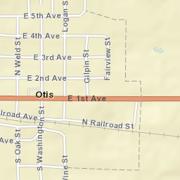 U.S. 34, Otis, CO 80743, USA Street Map
