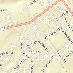 100-200 Johnstown-Utica Road Northwest Street Map