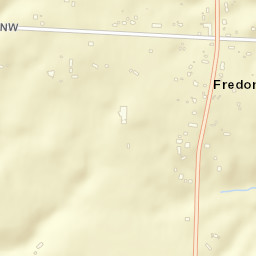Fredonia Ohio Street Map