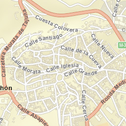 Chinchón Street Map