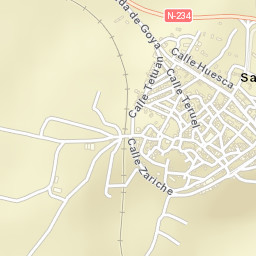 Sarrión Street Map
