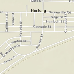 Herlong California Street Map