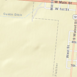Fletcher Ohio Street Map