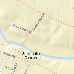 Unionville Center Ohio Street Map