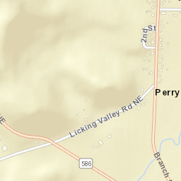 Perryton Ohio Street Map