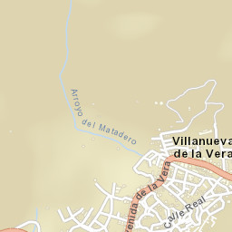 Villanueva de la Vera Street Map