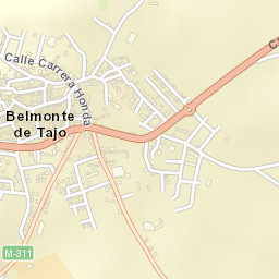 Belmonte de Tajo Street Map