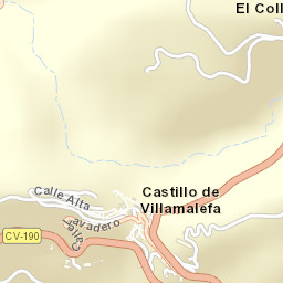Castillo de Villamalefa Street Map