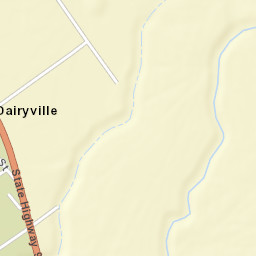 Dairyville California Street Map