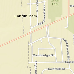 Landin Park Ohio Street Map