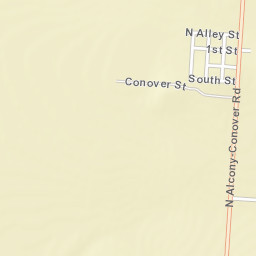 Conover Ohio Street Map