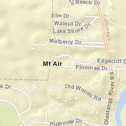 Worthington Hills Ohio Street Map