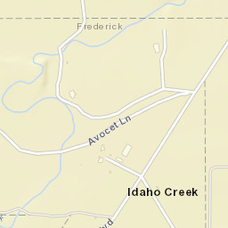 Idaho Creek Colorado Street Map