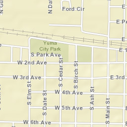 Yuma Street Map
