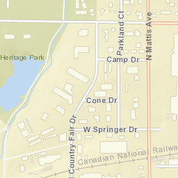 559 North Mattis Avenue, Champaign, IL Street Map