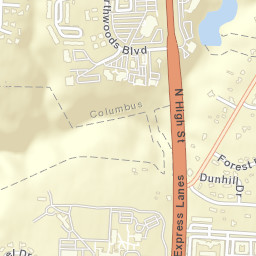 Northwoods Ohio Street Map