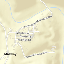 Midway Ohio Street Map