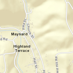 Maynard Ohio Street Map