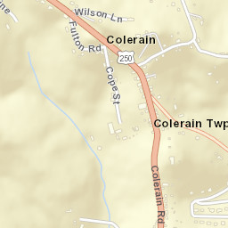 Colerain Ohio Street Map
