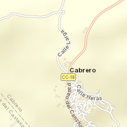 Cabrero Street Map