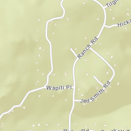 Bark Ranch Colorado Street Map