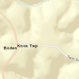 Boden Ohio Street Map