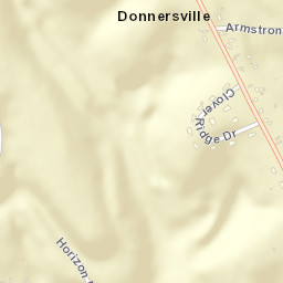 Donnersville Ohio Street Map