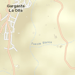 Garganta la Olla Street Map