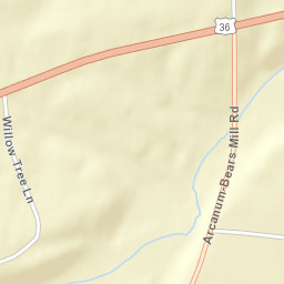 Bears Mill Ohio Street Map