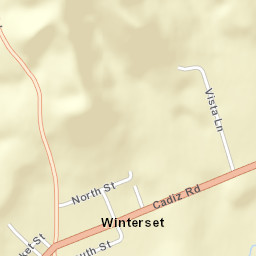 Winterset Ohio Street Map