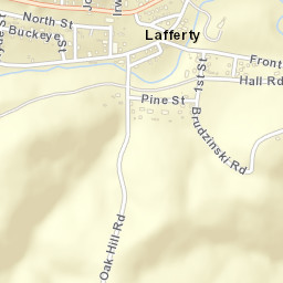 Lafferty Ohio Street Map