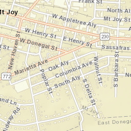 23-27 East Main Street, Mount Joy, PA Street Map