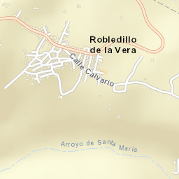 Robledillo de la Vera Street Map