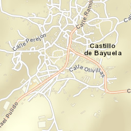 Castillo de Bayuela Street Map