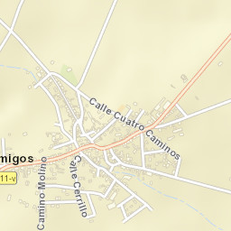 Hormigos Street Map