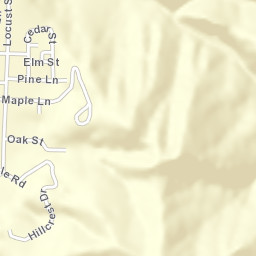 Garberville California Street Map