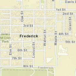 Frederick Street Map