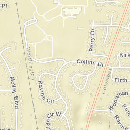 1176 MacGregor West Avenue, Worthington Street Map