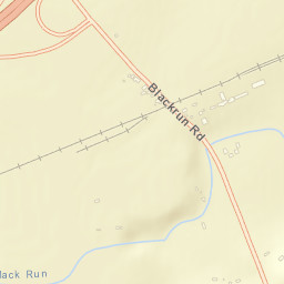 Black Run Ohio Street Map