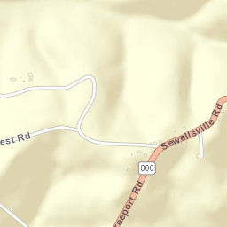 Sewellsville Ohio Street Map