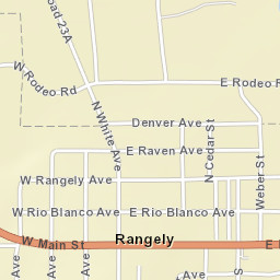 Rangely Street Map