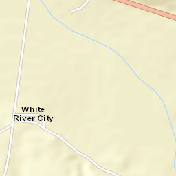 White River City Colorado Street Map