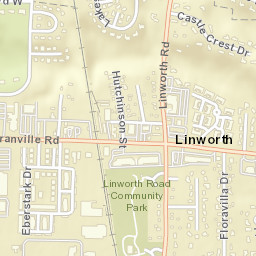 Linworth Ohio Street Map