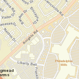 12701 Knights Rd, Philadelphia, PA Street Map