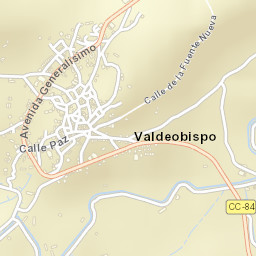 Valdeobispo Street Map