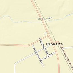 Proberta California Street Map